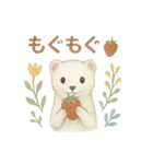 ほんわかオコジョ*北欧気分【日常会話】（個別スタンプ：32）