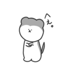 無表情フェレットおこめ（個別スタンプ：3）
