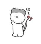 無表情フェレットおこめ（個別スタンプ：9）