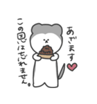 無表情フェレットおこめ（個別スタンプ：14）