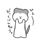 無表情フェレットおこめ（個別スタンプ：31）