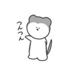 無表情フェレットおこめ（個別スタンプ：32）