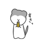 無表情フェレットおこめ（個別スタンプ：35）