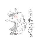 やる気のないボーダーコリー（個別スタンプ：4）