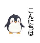 日常会話に使えるペンギンのスタンプ40個（個別スタンプ：5）