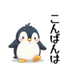日常会話に使えるペンギンのスタンプ40個（個別スタンプ：6）
