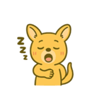 カンガルーと白アザラシの毎日スタンプ（個別スタンプ：7）