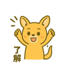 カンガルーと白アザラシの毎日スタンプ（個別スタンプ：12）