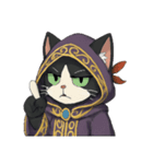 魔法使い決闘者猫のぶんた（個別スタンプ：8）