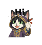 魔法使い決闘者猫のぶんた（個別スタンプ：9）