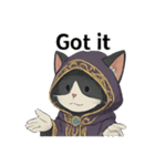 魔法使い決闘者猫のぶんた（個別スタンプ：22）