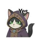 魔法使い決闘者猫のぶんた（個別スタンプ：24）