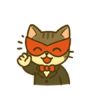 仮面猫紳士のスタンプ（個別スタンプ：2）