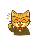 仮面猫紳士のスタンプ（個別スタンプ：6）