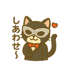仮面猫紳士のスタンプ（個別スタンプ：38）