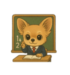 チワワちゃんの日常《学生》（個別スタンプ：1）