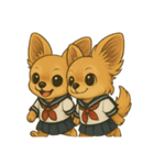 チワワちゃんの日常《学生》（個別スタンプ：29）