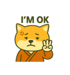 和風柴犬のEnglishスタンプ（個別スタンプ：20）