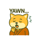 和風柴犬のEnglishスタンプ（個別スタンプ：36）