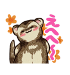 フェレットと一緒の日々（個別スタンプ：16）