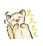 フェレットと一緒の日々（個別スタンプ：21）