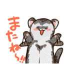 フェレットと一緒の日々（個別スタンプ：30）