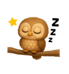 ず〜っと使える！ちいさなフクロウ（個別スタンプ：39）