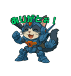 猫のぶんたロボ（個別スタンプ：4）