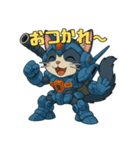 猫のぶんたロボ（個別スタンプ：19）