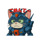 猫のぶんたロボ（個別スタンプ：21）