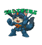 猫のぶんたロボ（個別スタンプ：35）