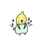 インコ3きょうだいの日常（個別スタンプ：36）
