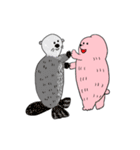 もぐ夫 しりとり（個別スタンプ：5）