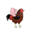 もぐ夫 しりとり（個別スタンプ：29）