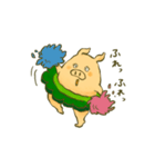 【 動く！ 】こぶたのゴヤリーナ（個別スタンプ：10）