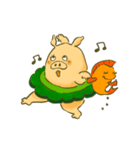 【 動く！ 】こぶたのゴヤリーナ（個別スタンプ：16）