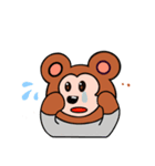 ク－ビ－ベア(学生)（個別スタンプ：10）