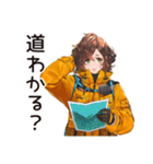 アウトドア派女子の冒険宣言（個別スタンプ：18）