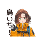 アウトドア派女子の冒険宣言（個別スタンプ：28）