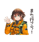 アウトドア派女子の冒険宣言（個別スタンプ：29）