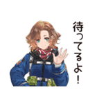 アウトドア派女子の冒険宣言（個別スタンプ：35）