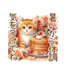 スイーツと花と猫♡【良く使う言葉】（個別スタンプ：16）