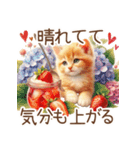 スイーツと花と猫♡【良く使う言葉】（個別スタンプ：22）