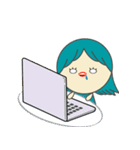 Happy girl❄︎*組み合わせ（個別スタンプ：2）