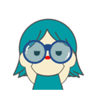Happy girl❄︎*組み合わせ（個別スタンプ：4）
