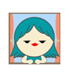 Happy girl❄︎*組み合わせ（個別スタンプ：16）