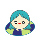 Happy girl❄︎*組み合わせ（個別スタンプ：19）
