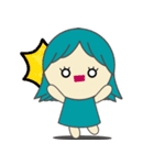 Happy girl❄︎*組み合わせ（個別スタンプ：34）