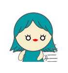 Happy girl❄︎*組み合わせ（個別スタンプ：35）