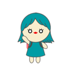 Happy girl❄︎*組み合わせ（個別スタンプ：37）
